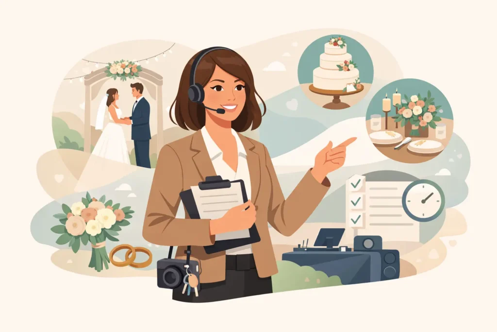 What a Wedding Day Of Coordinator Does