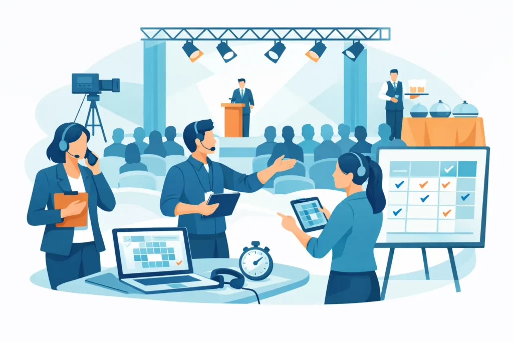 What Onsite Event Coordination Services Cover