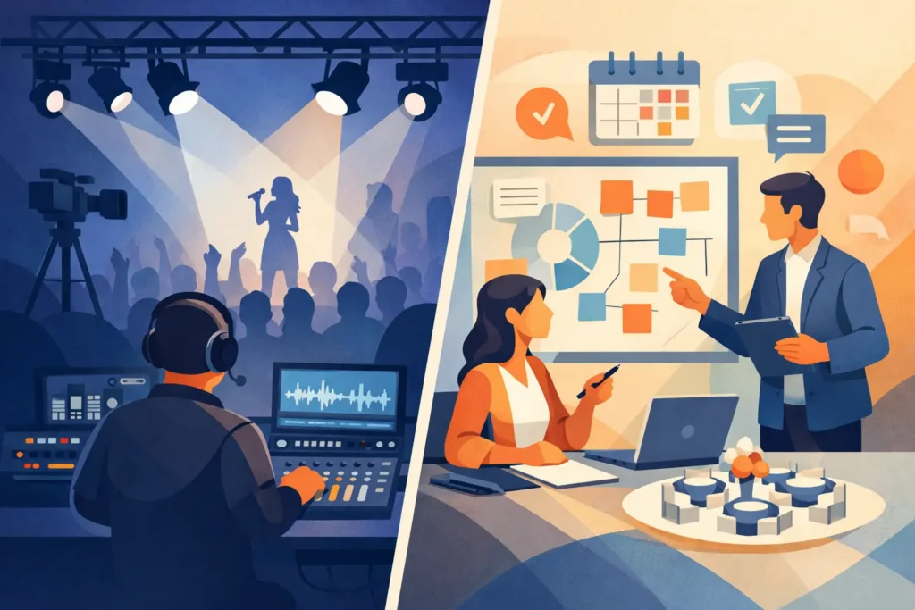 Event Production vs Event Planning Explained