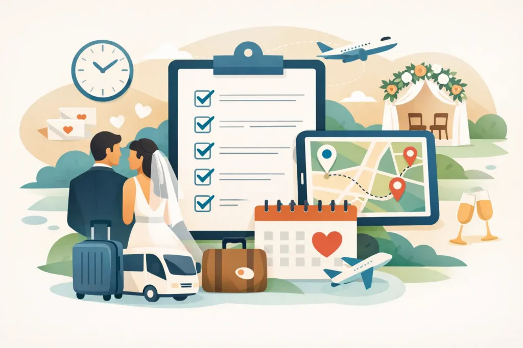 How to Organize Wedding Guest Logistics