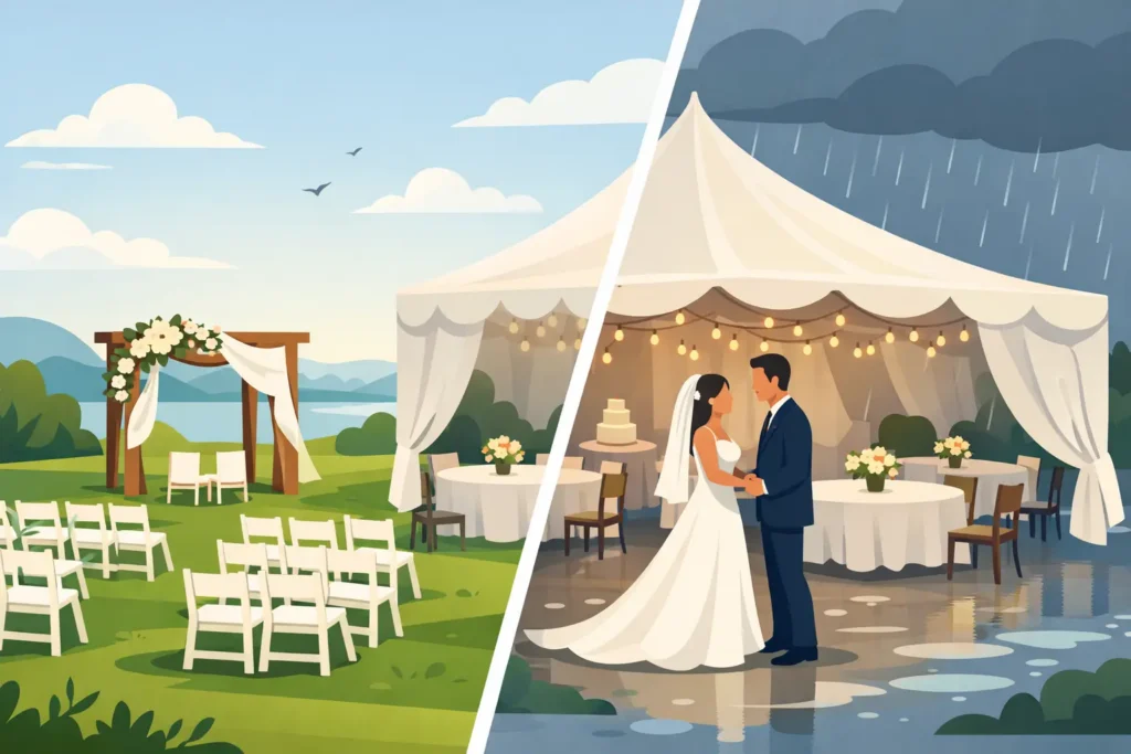 Outdoor Wedding Backup Plan That Works