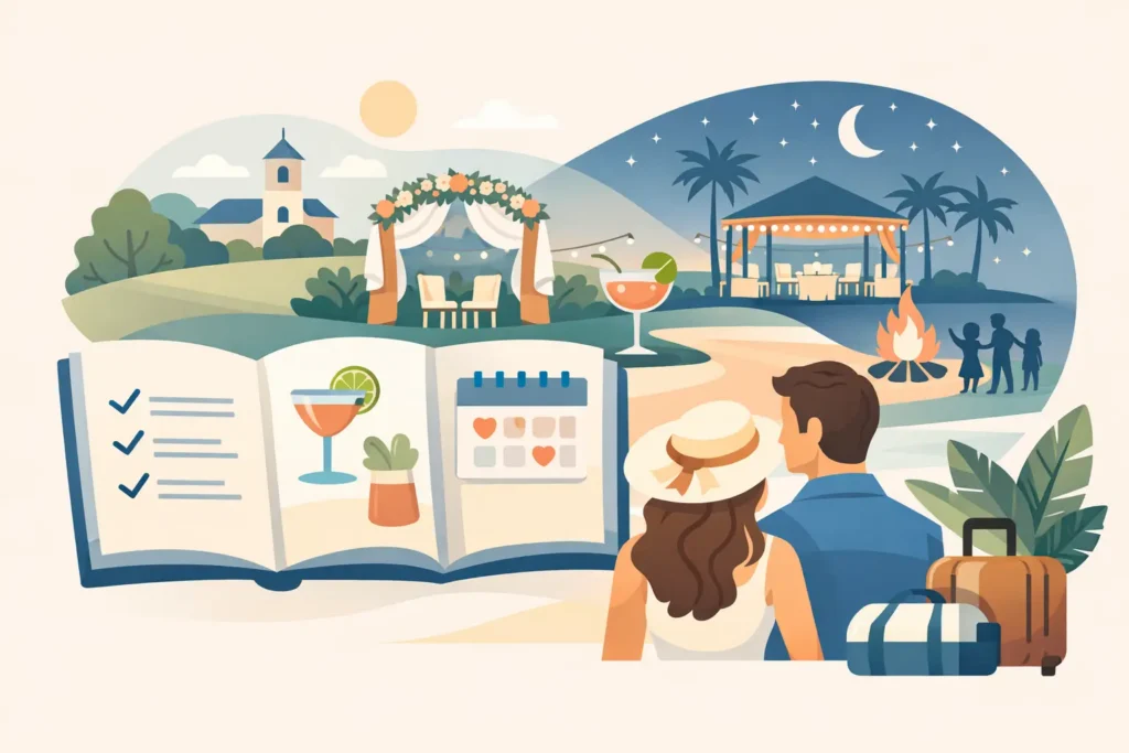 Wedding Weekend Itinerary Example for Happy Guests